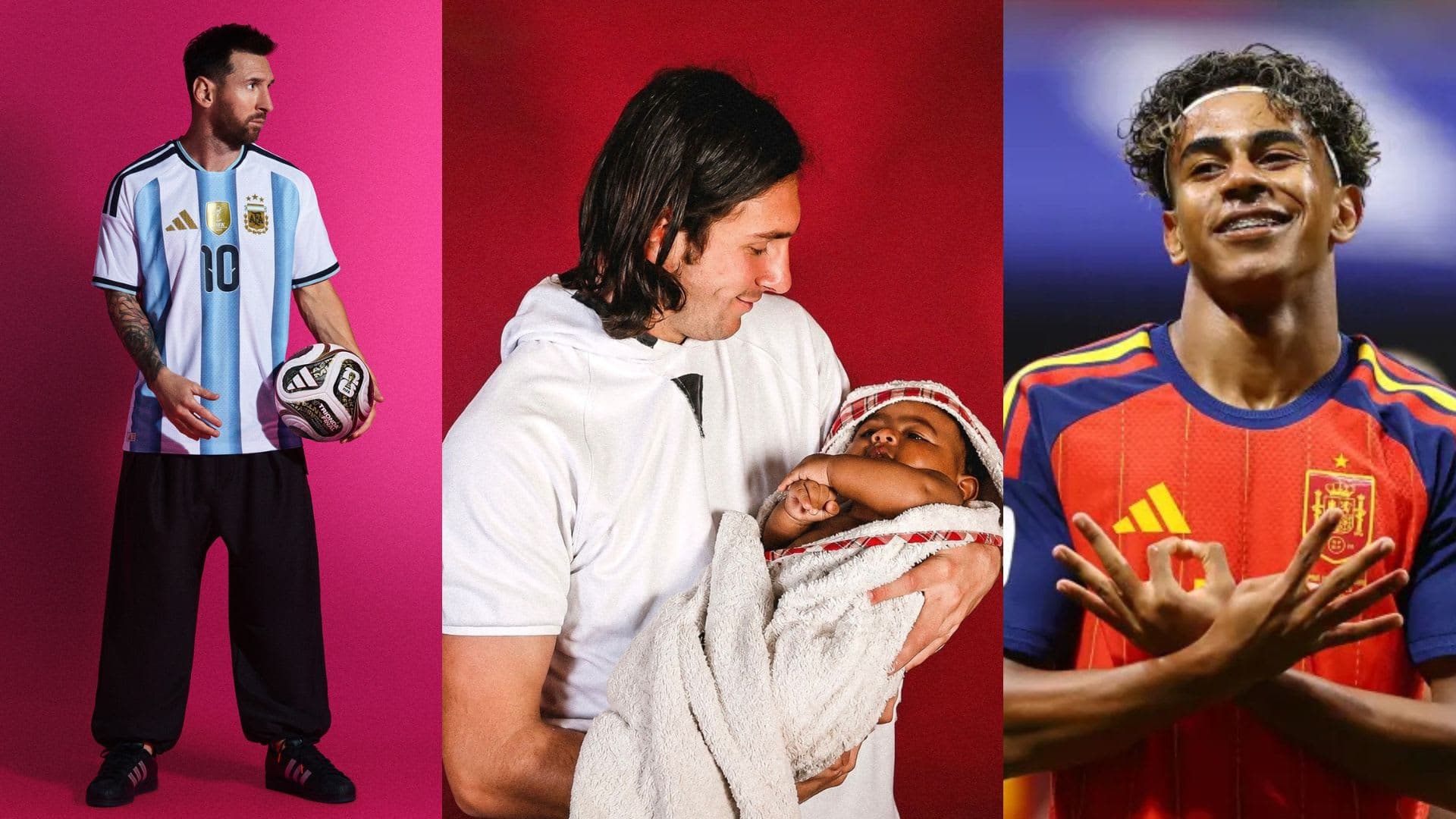 From a Baby in Messi's Arms to His Rival in the FIFA World Cup Final: Story That Feels Like Destiny